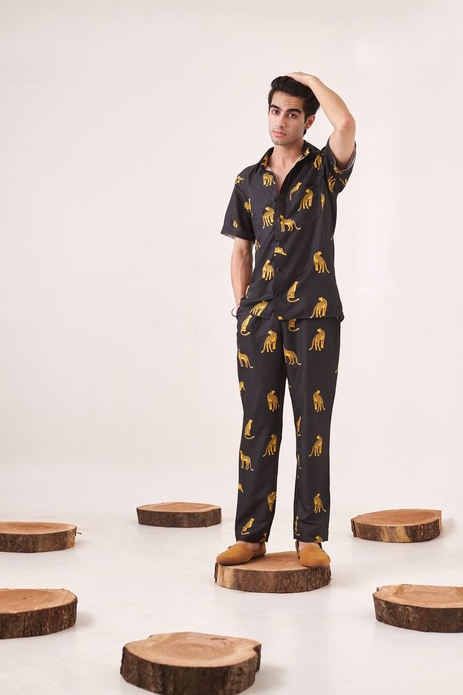 Black Leopard Print Co-ord Set photo 4