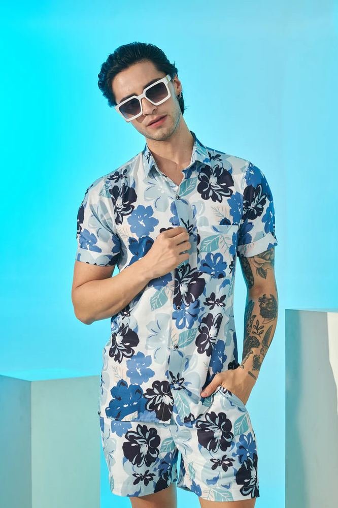 Floral printed shirt photo 2
