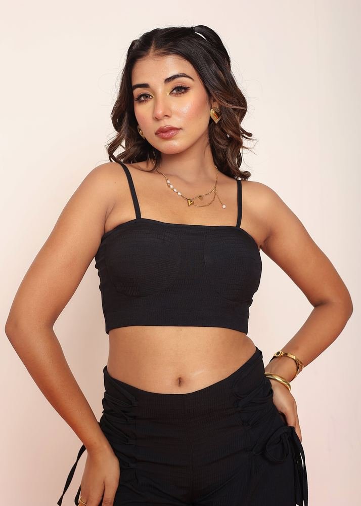 Black corset top
