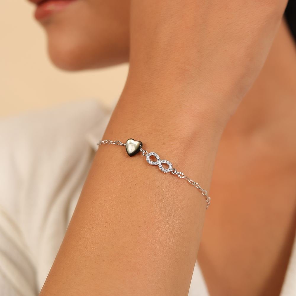 Ace of Heart Infinity Bracelet
