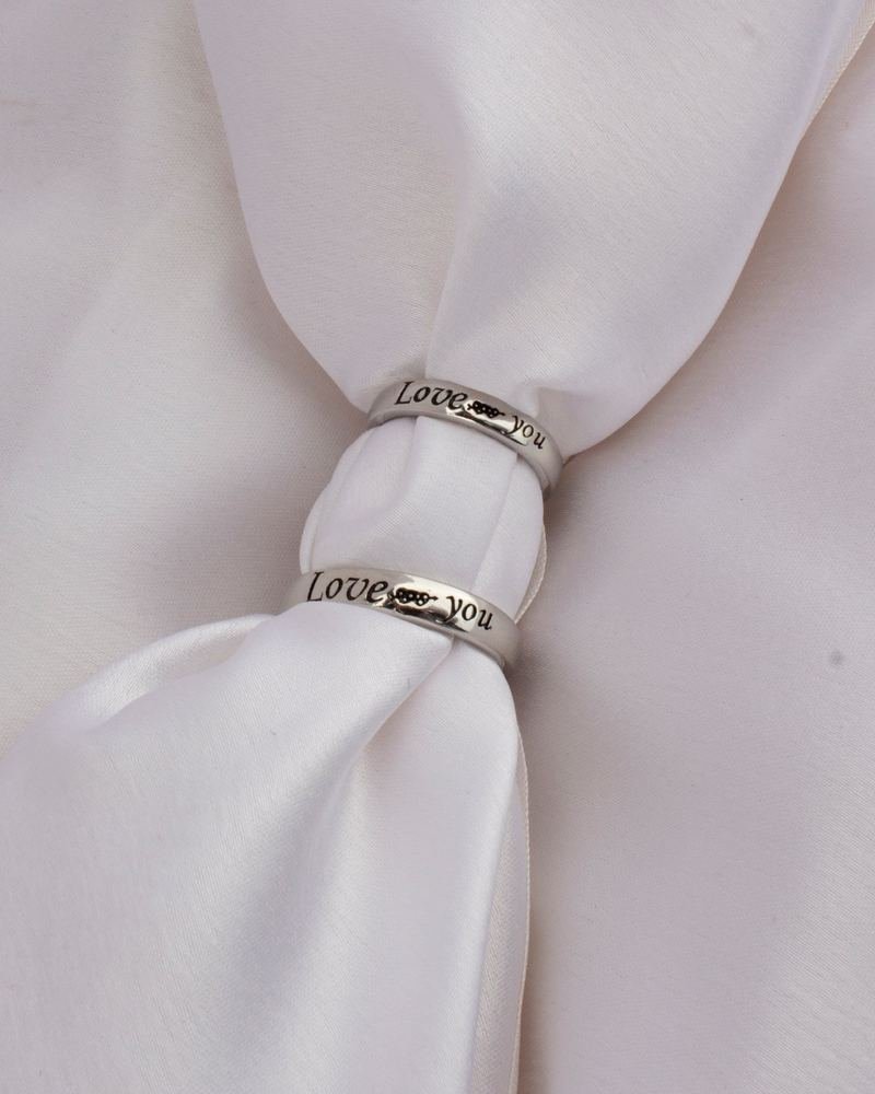 Silver Love Your Couple Ring